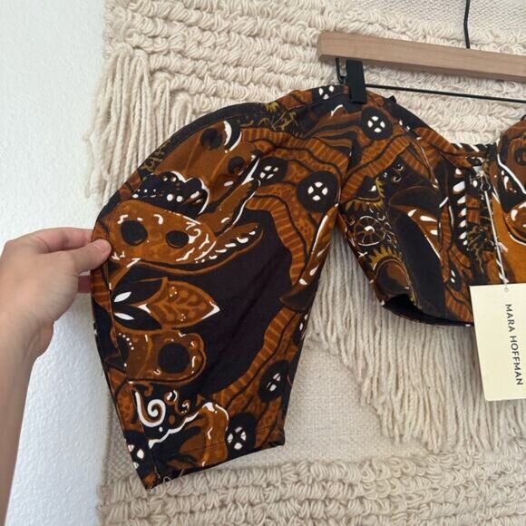 NWT: Mara Hoffman Juana Printed Crop Top - Picture 6 of 8